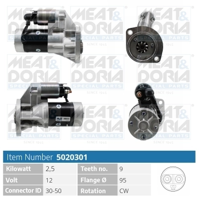 Starter MEAT & DORIA 5020301