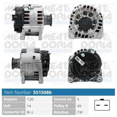 Generaator MEAT & DORIA 5515086