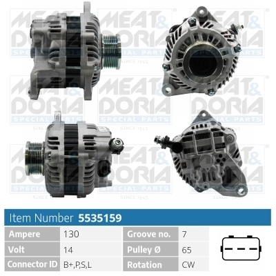 Generaator MEAT & DORIA 5535159