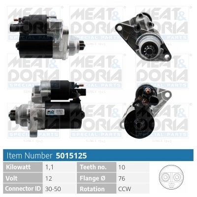 Starter MEAT & DORIA 5015125