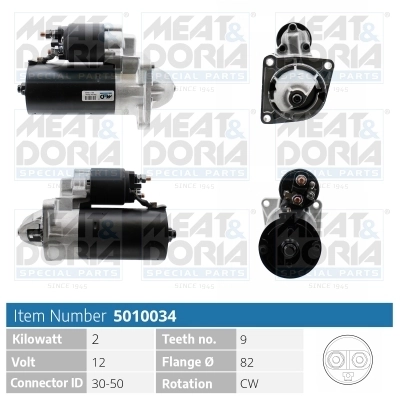 Starter MEAT & DORIA 5010034