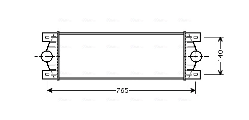 Kompressoriõhu radiaator AVA Clever Choice RTA4329
