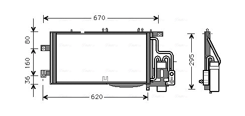 Kondensaator, kliimaseade AVA Clever Choice OLA5310D