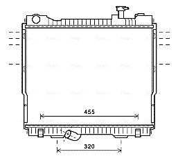 Radiaator, mootorijahutus AVA Clever Choice DN2418