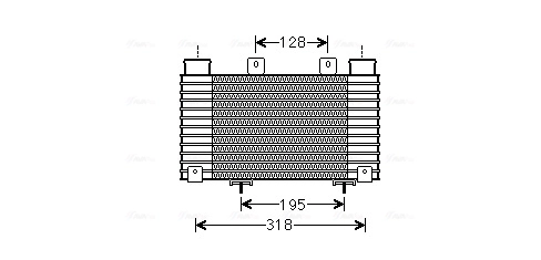Kompressoriõhu radiaator AVA Clever Choice MZA4250