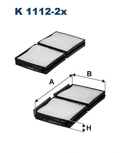 Filter, salongiõhk FILTRON K 1112-2x