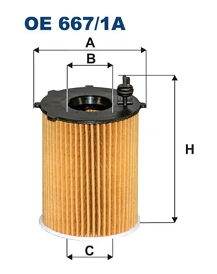 Õlifilter FILTRON OE 667/1A