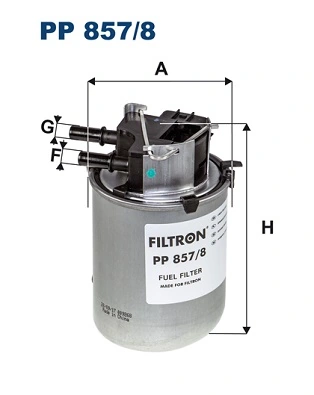 Kütusefilter FILTRON PP 857/8
