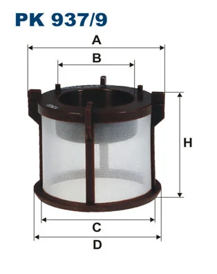 Kütusefilter FILTRON PK 937/9