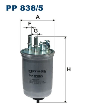 Kütusefilter FILTRON PP 838/5
