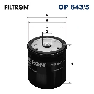 Õlifilter FILTRON OP 643/5