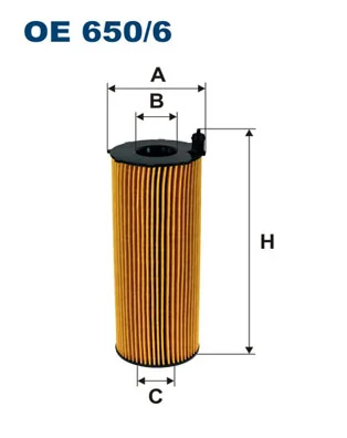Õlifilter FILTRON OE 650/6