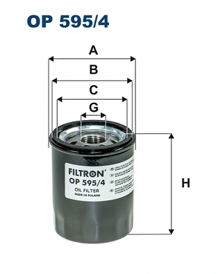 Õlifilter FILTRON OP 595/4