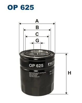 Õlifilter FILTRON OP 625