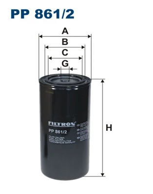 Kütusefilter FILTRON PP 861/2