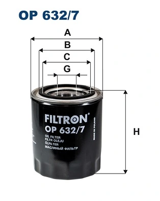 Õlifilter FILTRON OP 632/7