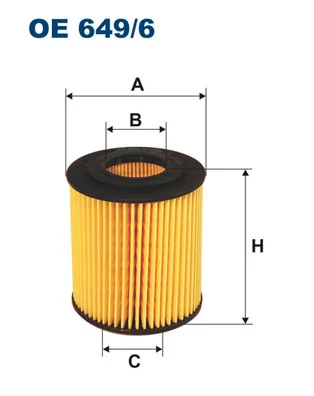 Õlifilter FILTRON OE 649/6