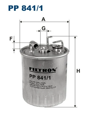 Kütusefilter FILTRON PP 841/1