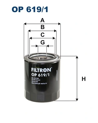 Õlifilter FILTRON OP 619/1