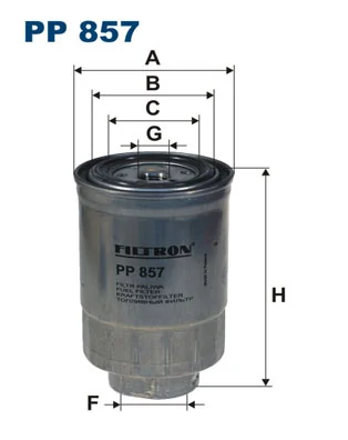 Kütusefilter FILTRON PP 857