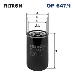 Õlifilter FILTRON OP 647/1