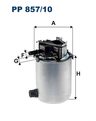 Kütusefilter FILTRON PP 857/10