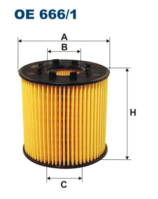 Õlifilter FILTRON OE 666/1