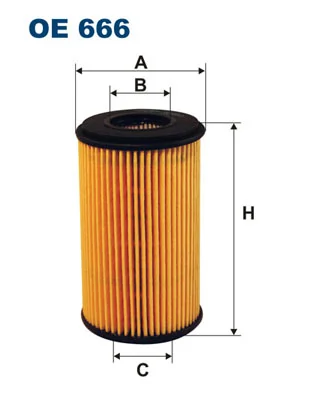 Õlifilter FILTRON OE 666