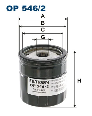 Õlifilter FILTRON OP 546/2