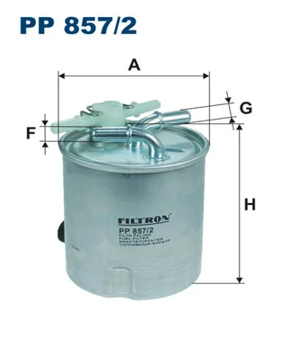 Kütusefilter FILTRON PP 857/2