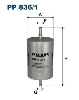 Kütusefilter FILTRON PP 836/1