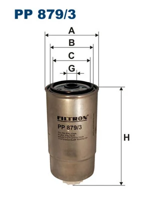 Kütusefilter FILTRON PP 879/3