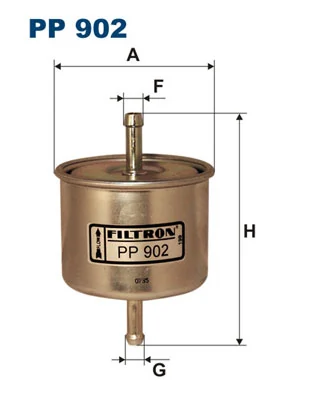 Kütusefilter FILTRON PP 902
