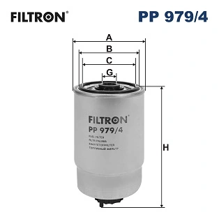 Kütusefilter FILTRON PP 979/4