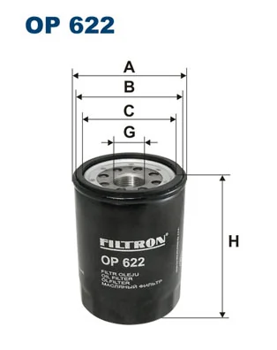 Õlifilter FILTRON OP 622