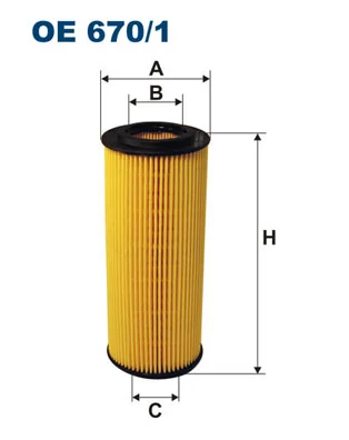 Õlifilter FILTRON OE 670/1