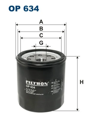 Õlifilter FILTRON OP 634