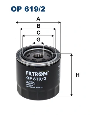Õlifilter FILTRON OP 619/2