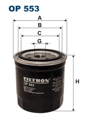 Õlifilter FILTRON OP 553