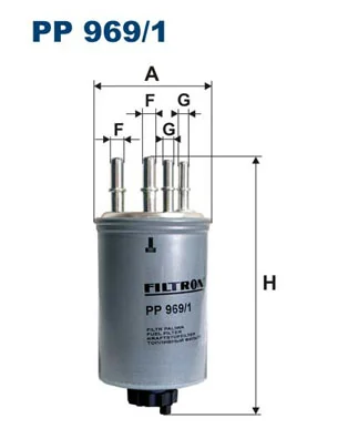 Kütusefilter FILTRON PP 969/1