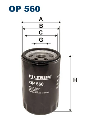Õlifilter FILTRON OP 560