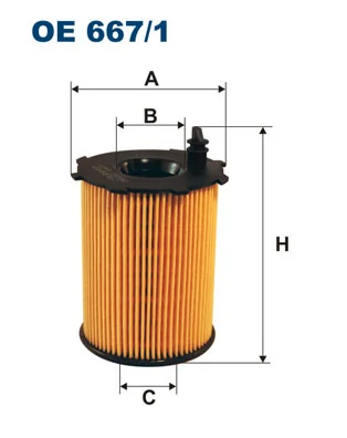 Õlifilter FILTRON OE 667/1