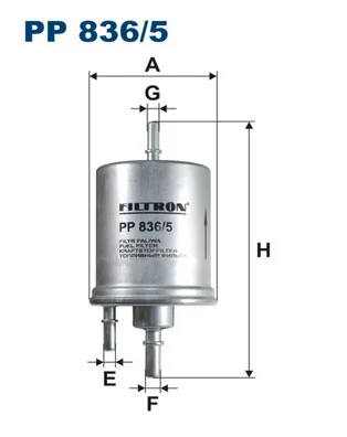 Kütusefilter FILTRON PP 836/5