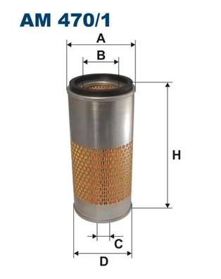 Õhufilter FILTRON AM 470/1