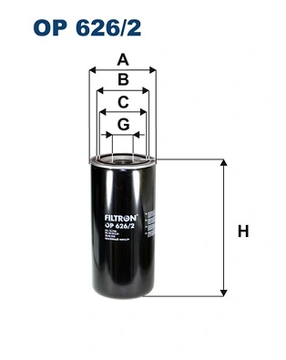 Õlifilter FILTRON OP 626/2
