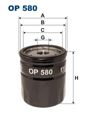 Õlifilter FILTRON OP 580
