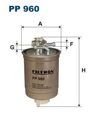 Kütusefilter FILTRON PP 960