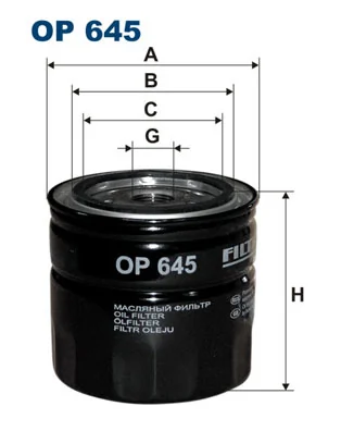 Õlifilter FILTRON OP 645