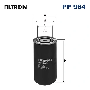 Kütusefilter FILTRON PP 964