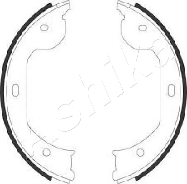 Piduriklotside komplekt, seisupidur ASHIKA 55-00-0104